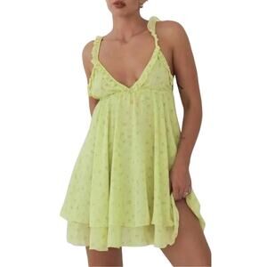 NWT $120 RUMORED Secret Garden mini slip dress / Spring Affair L